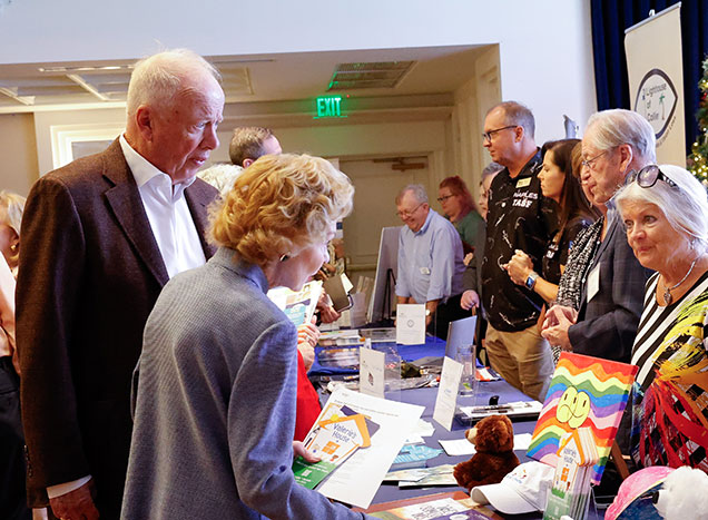 Moorings Park residents and grantees at the 2023 Grantee Showcase
